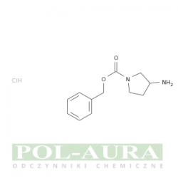 Kwas 1-pirolidynokarboksylowy, 3-amino-, ester fenylometylowy, chlorowodorek (1:1)/ 95% [1159822-27-1]