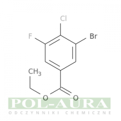 Benzoic acid, 3-bromo-4-chloro-5-fluoro-, ethyl ester/ min. 95% [1160574-71-9]