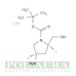 (2r,4r)-4-amino-2-(hydroksymetylo)pirolidyno-1-karboksylan tert-butylu/ 95% [1161931-71-0]