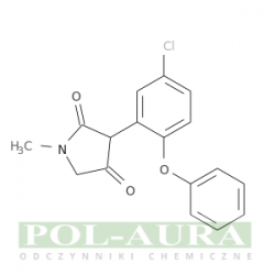 2,4-pirolidynodion, 3-(5-chloro-2-fenoksyfenylo)-1-metylo-/ 98% [1162120-35-5]