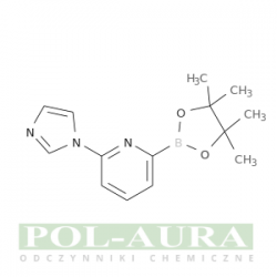 Pirydyna, 2-(1h-imidazol-1-ilo)-6-(4,4,5,5-tetrametylo-1,3,2-dioksaborolan-2-ylo)-/ 95% [1163706-77-1]