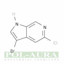 1h-pirolo[2,3-c]pirydyna, 3-bromo-5-chloro-/ 96% [1167056-96-3]