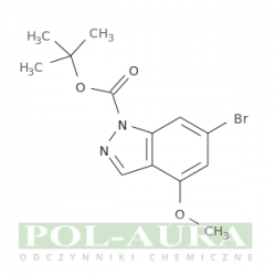 Kwas 1h-indazolo-1-karboksylowy, 6-bromo-4-metoksy-, ester 1,1-dimetyloetylowy/ 97% [1169789-29-0]