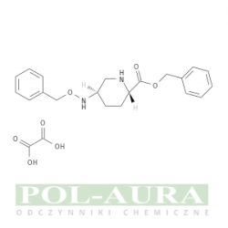 Kwas 2-piperydynokarboksylowy, 5-[(fenylometoksy)amino]-, ester fenylometylowy, (2s,5r)-, etanodionian (1:1)/ 97% [1171080-45-7]