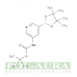 Kwas karbaminowy, n-[5-(4,4,5,5-tetrametylo-1,3,2-dioksaborolan-2-ylo)-3-pirydynylo]-, ester 1,1-dimetyloetylowy/ 95% [1171897- 39-4]