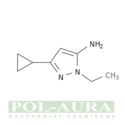 1h-pirazol-5-amina, 3-cyklopropylo-1-etylo-/ 95% [1172505-99-5]
