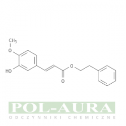 Kwas 2-propenowy, 3-(3-hydroksy-4-metoksyfenylo)-, ester 2-fenyloetylowy, (2e)-/ 95% [117292-80-5]