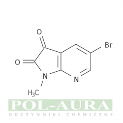 1h-pirolo[2,3-b]pirydyno-2,3-dion, 5-bromo-1-metylo-/ 98% [1173721-45-3]