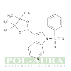 1h-pirolo[2,3-c]pirydyna, 1-(fenylosulfonylo)-3-(4,4,5,5-tetrametylo-1,3,2-dioksaborolan-2-ylo)-/ 97% [1174038- 65-3]