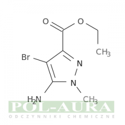 Kwas 1h-pirazolo-3-karboksylowy, 5-amino-4-bromo-1-metylo-, ester etylowy/ 95% [1174305-82-8]
