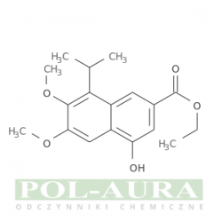 Kwas 2-naftalenokarboksylowy, 4-hydroksy-6,7-dimetoksy-8-(1-metyloetylo)-, ester etylowy/ 98% [1174764-48-7]