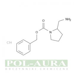 Kwas 1-pirolidynokarboksylowy, 2-(aminometylo)-, ester fenylometylowy, chlorowodorek (1:1)/ 95% [119020-00-7]