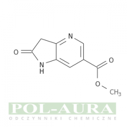 Kwas 1h-pirolo[3,2-b]pirydyno-6-karboksylowy, 2,3-dihydro-2-okso-, ester metylowy/ 97% [1190312-75-4]