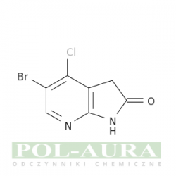 2h-pirolo[2,3-b]pirydyn-2-on, 5-bromo-4-chloro-1,3-dihydro-/ 97% [1190316-24-5]