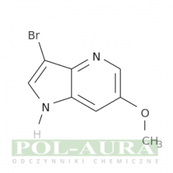 1h-pirolo[3,2-b]pirydyna, 3-bromo-6-metoksy-/ 97% [1190317-79-3]
