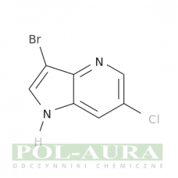 1h-pirolo[3,2-b]pirydyna, 3-bromo-6-chloro-/ 95% [1190317-85-1]