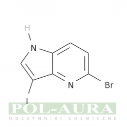1h-pirolo[3,2-b]pirydyna, 5-bromo-3-jodo-/ 97% [1190319-16-4]