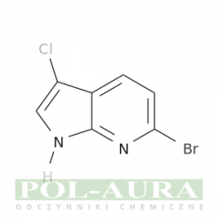 1h-pirolo[2,3-b]pirydyna, 6-bromo-3-chloro-/ 95% [1190321-31-3]