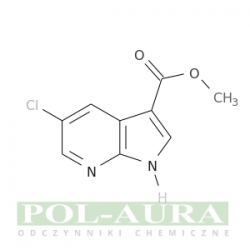 Kwas 1h-pirolo[2,3-b]pirydyno-3-karboksylowy, 5-chloro-, ester metylowy/ 98% [1190321-49-3]