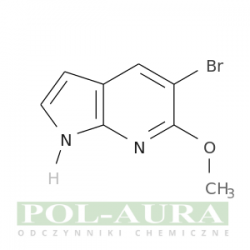 1h-pirolo[2,3-b]pirydyna, 5-bromo-6-metoksy-/ 98% [1190321-63-1]