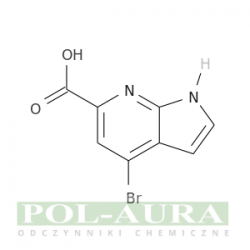 Kwas 1h-pirolo[2,3-b]pirydyno-6-karboksylowy, 4-bromo-/ 97% [1190321-81-3]