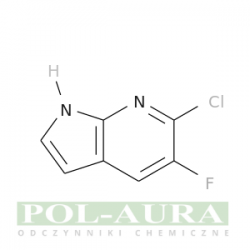 1h-pirolo[2,3-b]pirydyna, 6-chloro-5-fluoro-/ 98% [1190321-96-0]