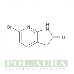 2h-pirolo[2,3-b]pirydyn-2-on, 6-bromo-1,3-dihydro-/ 95% [1190322-81-6]