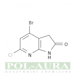 2h-pirolo[2,3-b]pirydyn-2-on, 4-bromo-6-chloro-1,3-dihydro-/ 94% [1190322-92-9]