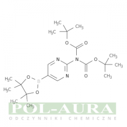 Kwas imidodikarbonowy, 2-[5-(4,4,5,5-tetrametylo-1,3,2-dioksaborolan-2-ylo)-2-pirymidynylo]-, 1,3-bis(1,1-dimetyloetyl) ester/ 95% [1190423-36-9]