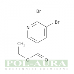 Kwas 3-pirydynokarboksylowy, 5,6-dibromo-, ester etylowy/ 97% [1190862-68-0]