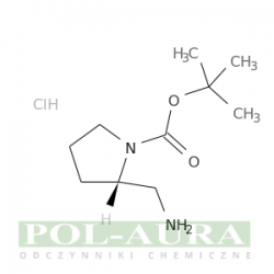 Kwas 1-pirolidynokarboksylowy, 2-(aminometylo)-, ester 1,1-dimetyloetylowy, chlorowodorek (1:1), (2s)-/ 97% [1190890-11-9]