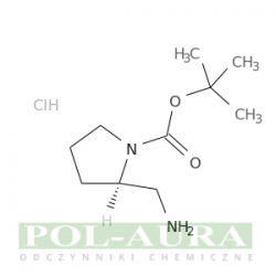 Kwas 1-pirolidynokarboksylowy, 2-(aminometylo)-, ester 1,1-dimetyloetylowy, chlorowodorek (1:1), (2r)-/ 95% [1190890-12-0]