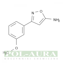 5-izoksazolamina, 3-(3-metoksyfenylo)-/ 97% [119162-46-8]