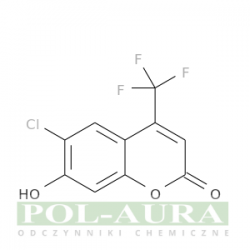 2h-1-benzopiran-2-on, 6-chloro-7-hydroksy-4-(trifluorometylo)-/ 96% [119179-66-7]