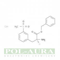 L-fenyloalanina, 3-(metylosulfonylo)-, ester fenylometylowy, chlorowodorek (1:1)/ 97% [1194550-59-8]