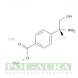 Kwas benzoesowy, 4-[(1r)-1-amino-2-hydroksyetylo]-, ester metylowy, chlorowodorek (1:1)/ 95% [1196049-17-8]