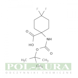 Kwas cykloheksanokarboksylowy, 1-[[(1,1-dimetyloetoksy)karbonylo]amino]-4,4-difluoro-/ 97% [1196151-58-2]