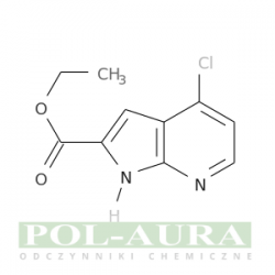 Kwas 1h-pirolo[2,3-b]pirydyno-2-karboksylowy, 4-chloro-, ester etylowy/ 95% [1196151-72-0]