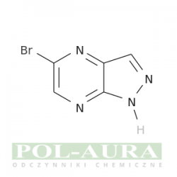 1h-pyrazolo[3,4-b]pirazyna, 5-bromo-/ 94% [1196152-90-5]