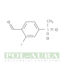 Benzaldehyd, 2-fluoro-4-(metylosulfonylo)-/ 95% [1197193-11-5]