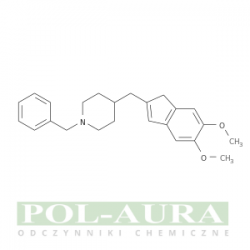 Piperydyna, 4-[(5,6-dimetoksy-1h-inden-2-ylo)metylo]-1-(fenylometylo)-/ 97% [120013-45-8]