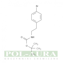 Kwas karbaminowy, n-[2-(4-bromofenylo)etylo]-, ester 1,1-dimetyloetylowy/ 98% [120157-97-3]