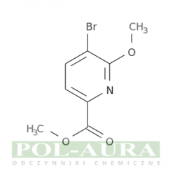 Kwas 2-pirydynokarboksylowy, 5-bromo-6-metoksy-, ester metylowy/ 97% [1214329-07-3]