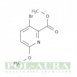 Kwas 2-pirydynokarboksylowy, 3-bromo-6-metoksy-, ester metylowy/ 98% [1214332-49-6]