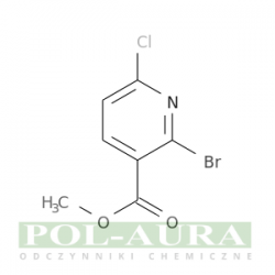 3-Pyridinecarboxylic acid, 2-bromo-6-chloro-, methyl ester/ 97% [1214335-05-3]