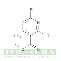 Kwas 3-pirydynokarboksylowy, 6-bromo-2-chloro-, ester etylowy/ 97% [1214335-22-4]