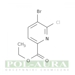 Kwas 2-pirydynokarboksylowy, 5-bromo-6-chloro-, ester etylowy/ 98% [1214337-57-1]