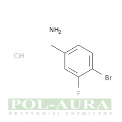 Benzenometanoamina, 4-bromo-3-fluoro-, chlorowodorek (1:1)/ 98% [1214342-53-6]