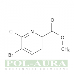 Kwas 2-pirydynokarboksylowy, 5-bromo-6-chloro-, ester metylowy/ 98% [1214353-79-3]