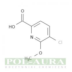 Kwas 2-pirydynokarboksylowy, 5-chloro-6-metoksy-/ 97% [1214373-91-7]
